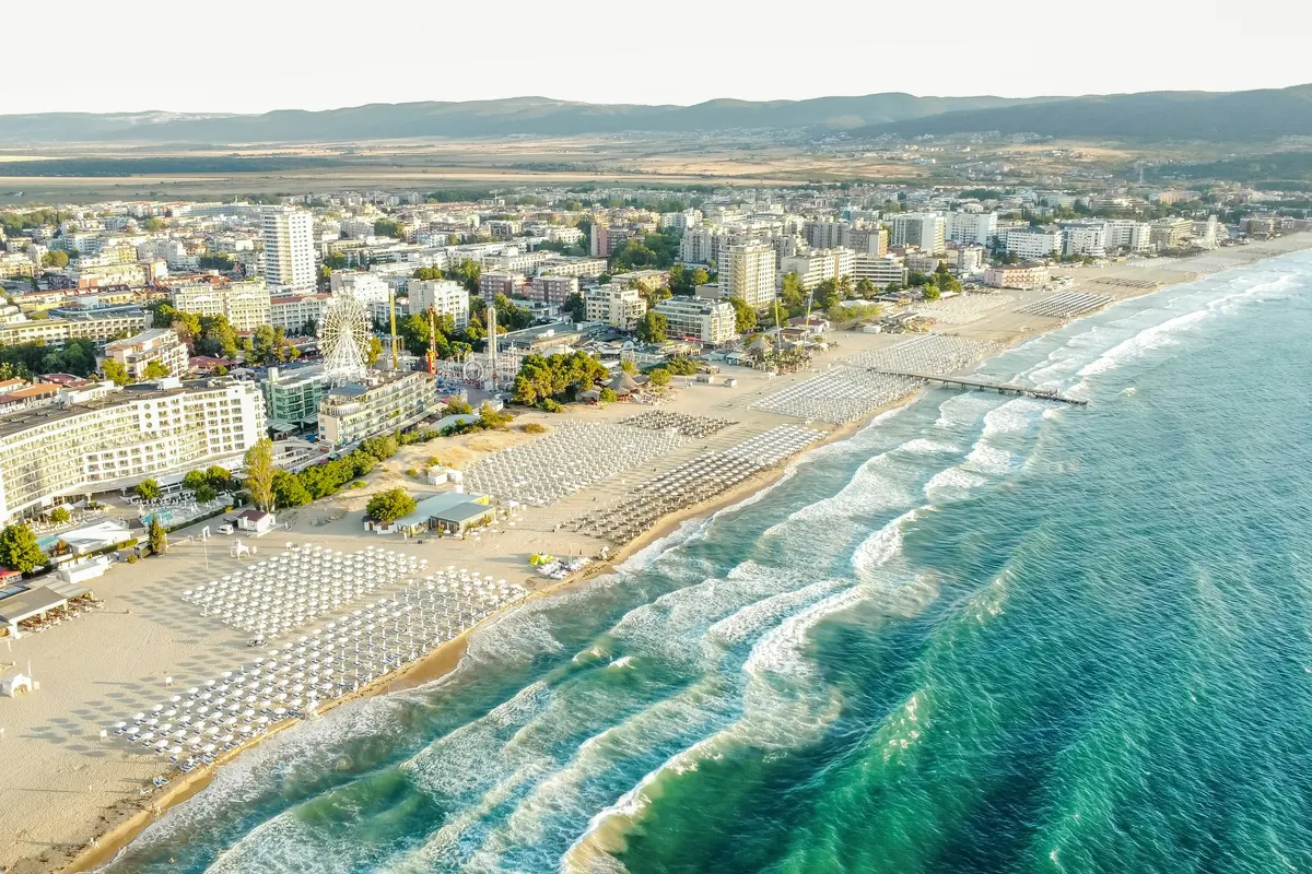 Plajă Sunny Beach, Bulgaria